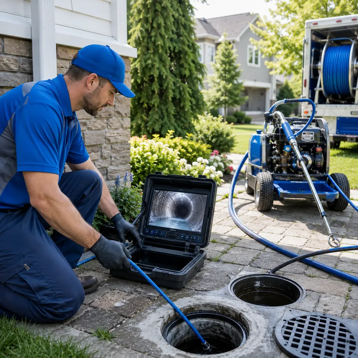 Outdoor drain cleaning professionals serving Quitman, MS
